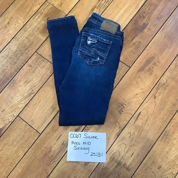 Silver aiko mid skinny jeans - Picture 4 of 4